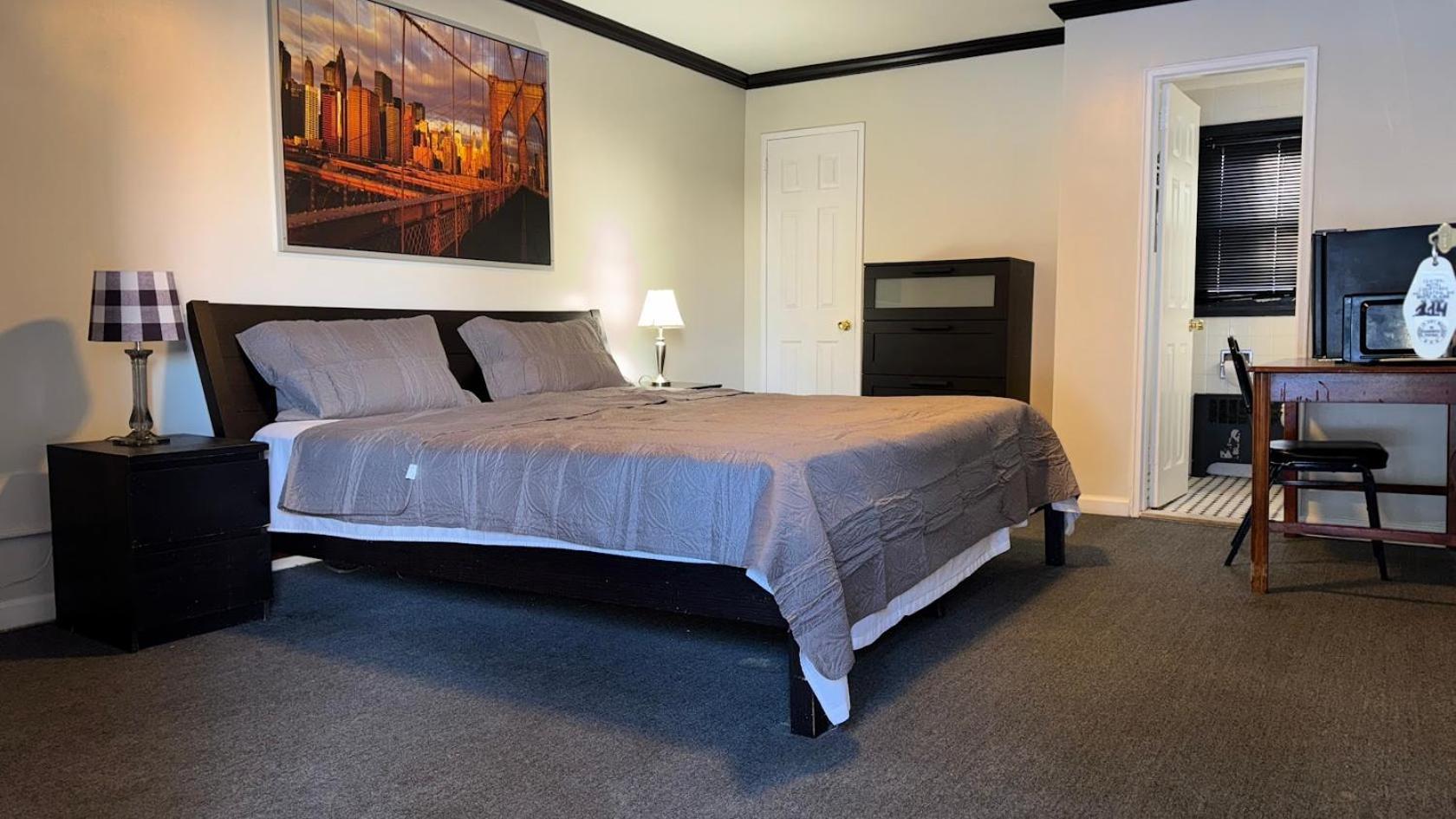وايت بلينز Central Motel Courtyard المظهر الخارجي الصورة