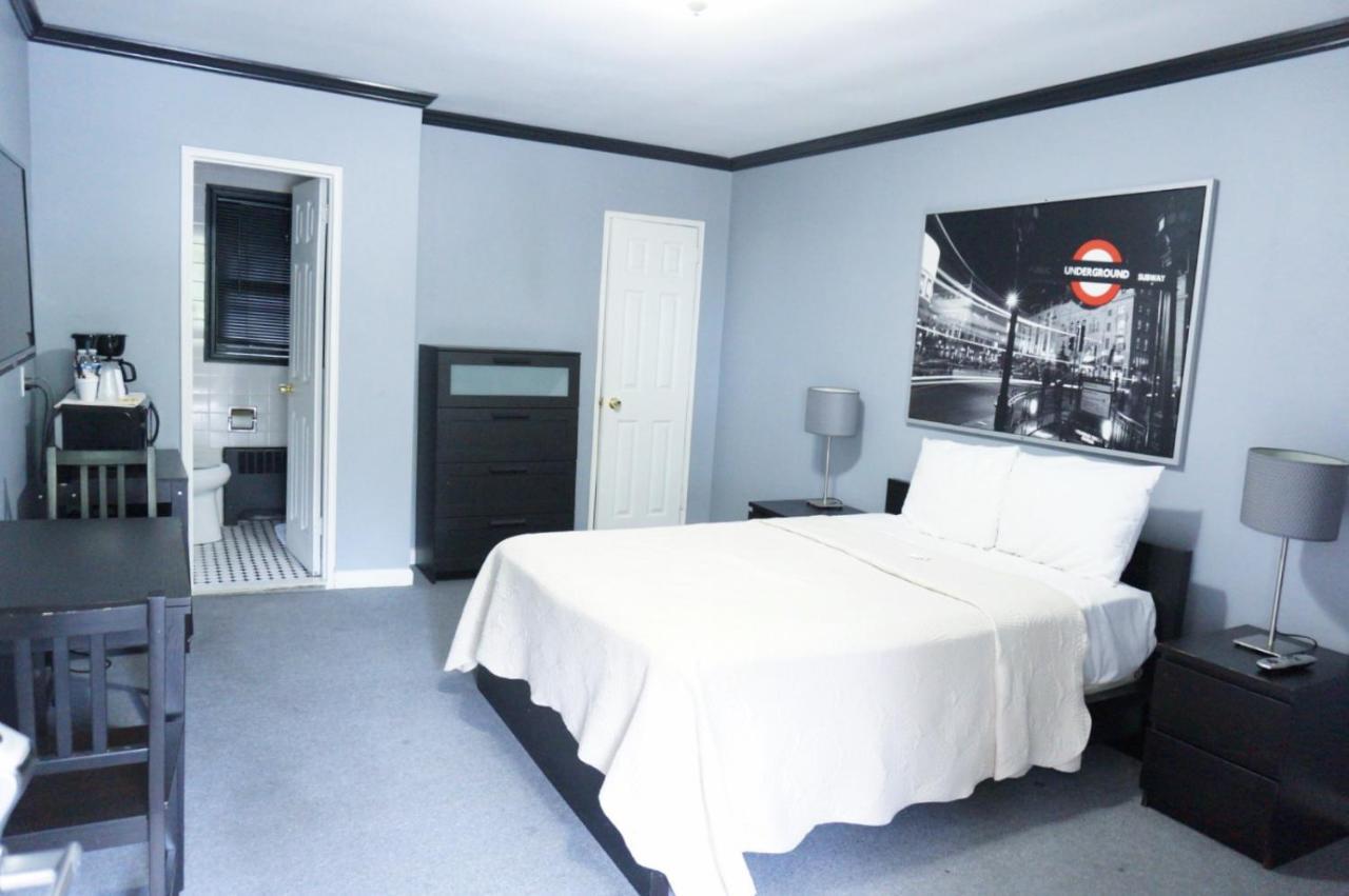 وايت بلينز Central Motel Courtyard المظهر الخارجي الصورة